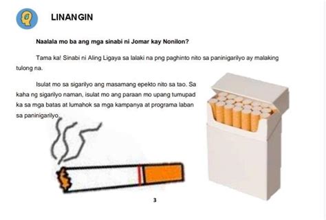 Anu ano ang mga epekto ng sigarilyo sa bansa